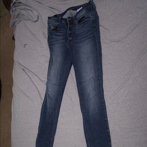 high wasted jeans